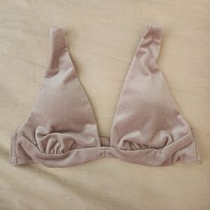 Victoria's Secret Pink shimmer velvet bralette
